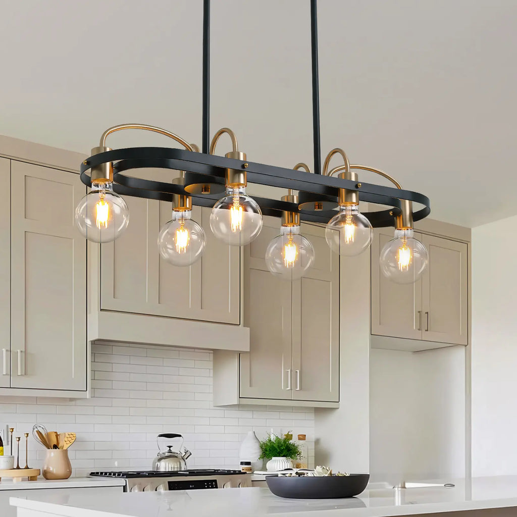 Rectangular Island Chandelier