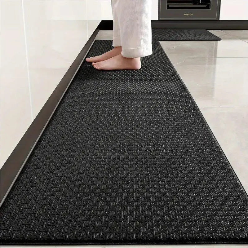 Kitchen Mats, 2PCS Kitchen Rugs, Cushioned anti Fatigue Kitchen Mats for Floor, Non-Slip Standing Desk Mat, Waterproof Kitchen Rug Set for Kitchen, Floor, Office,