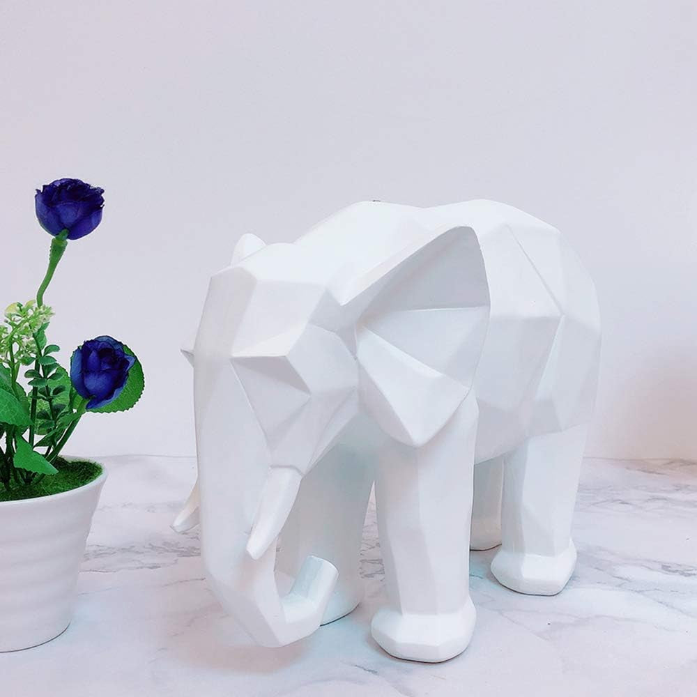 Nordic Modern Polyresin Elephant Figurine