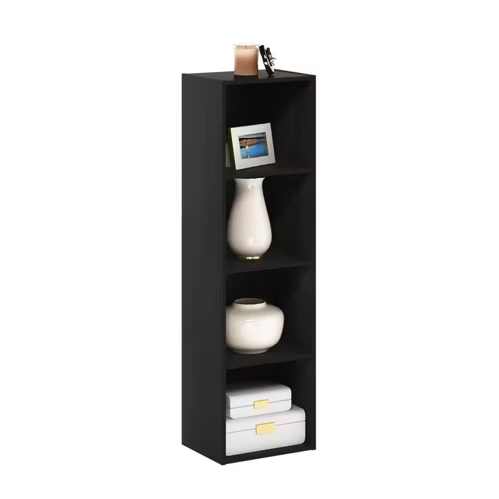 Pasir 41.7 In. Tall Blackwood 4-Shelf Standard Bookcase