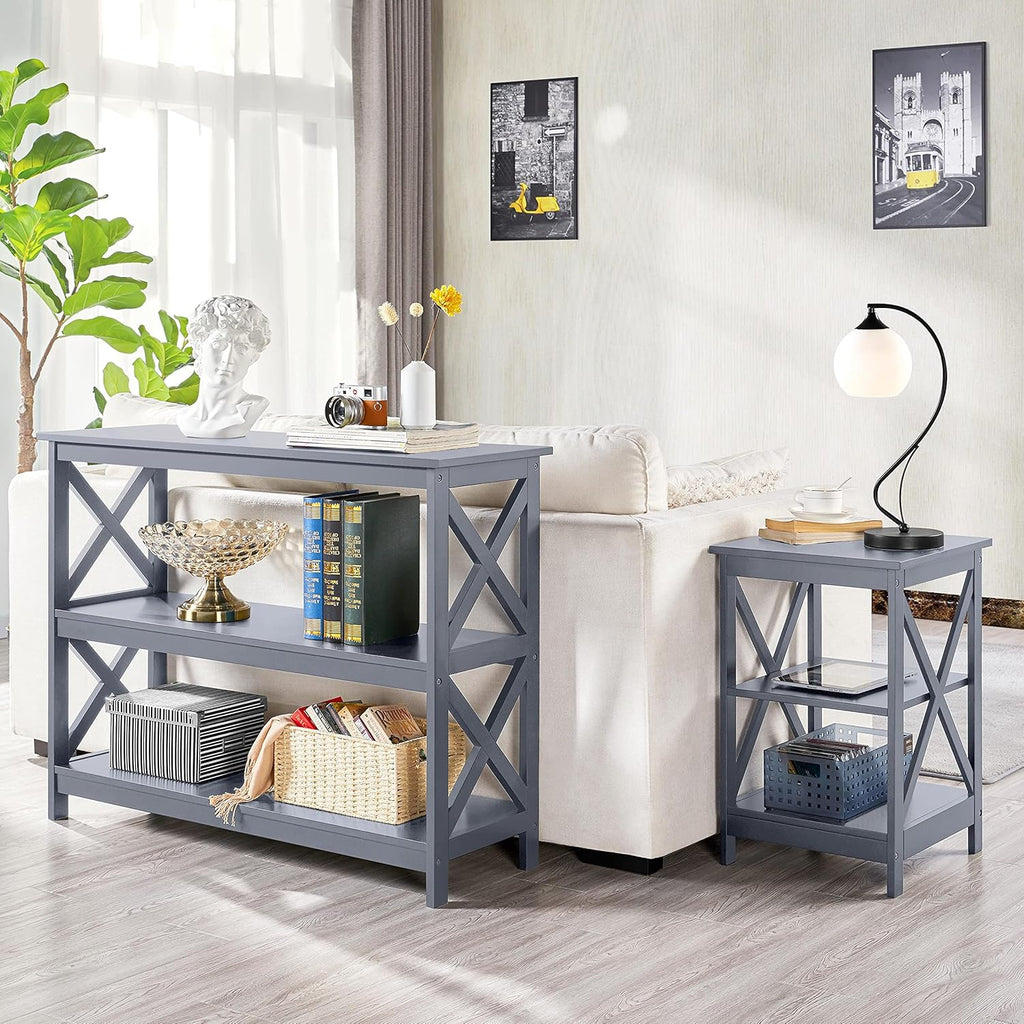 Grey Console Table 