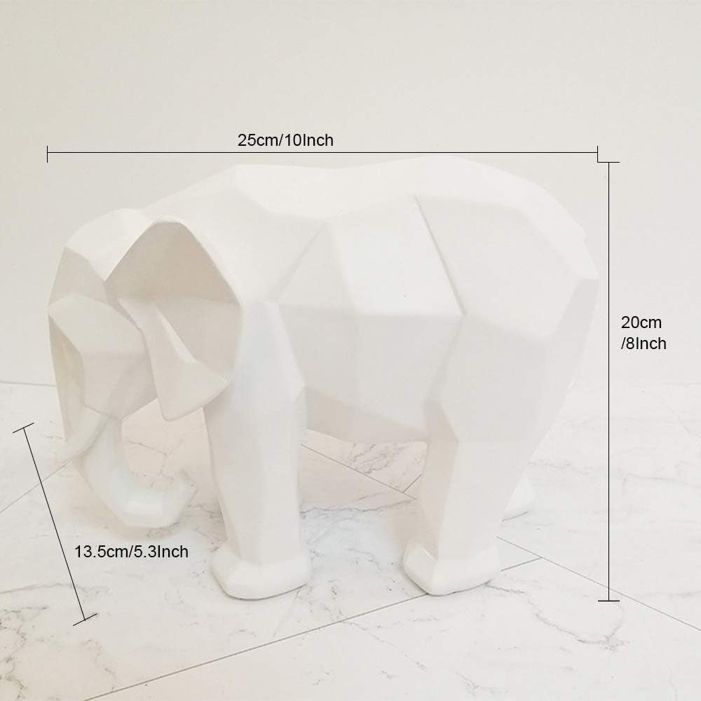 Nordic Modern Polyresin Elephant Figurine