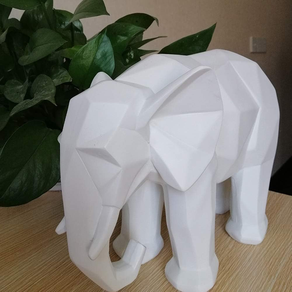 Nordic Modern Polyresin Elephant Figurine