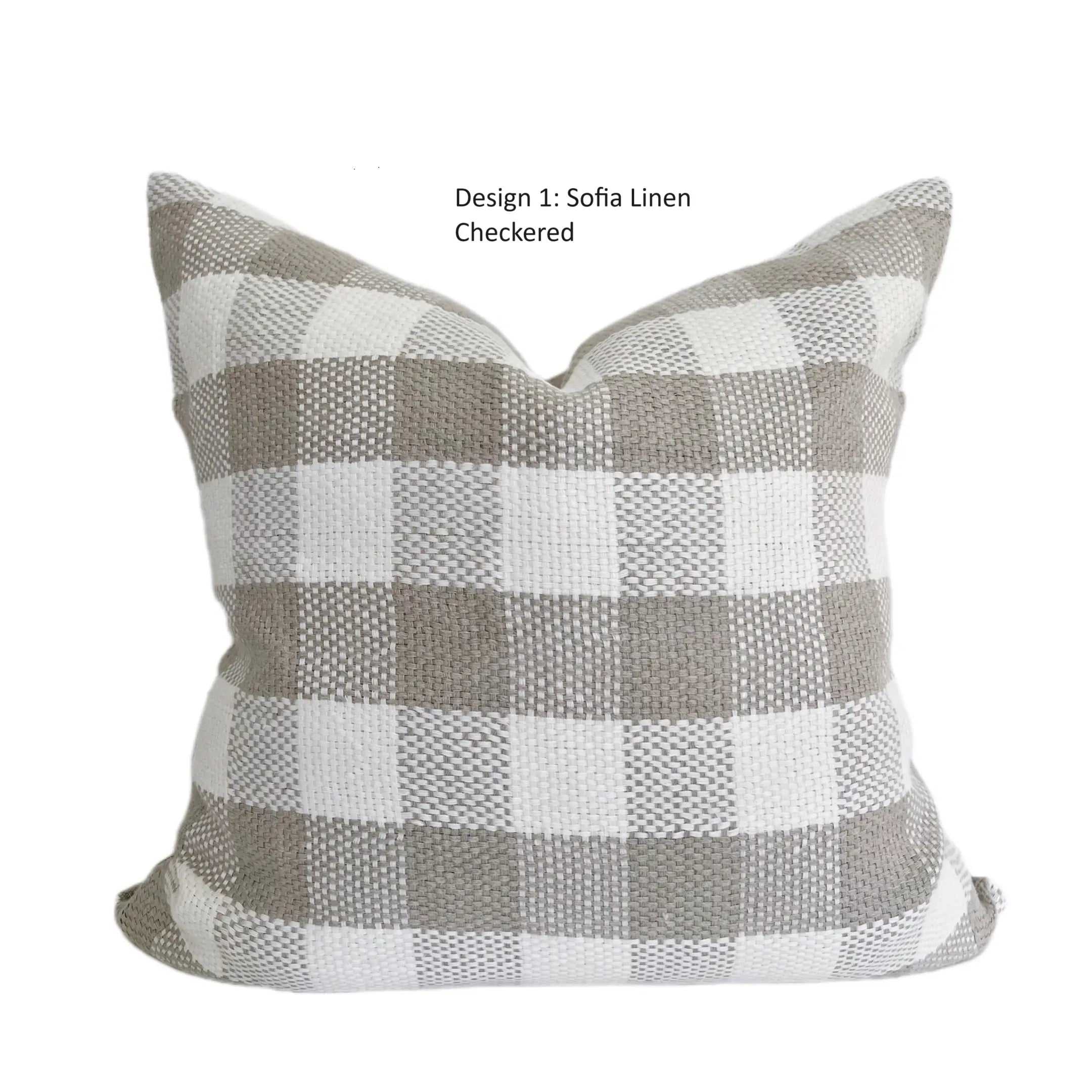 The Home Mind Neutral Linen Throw Pillow Covers