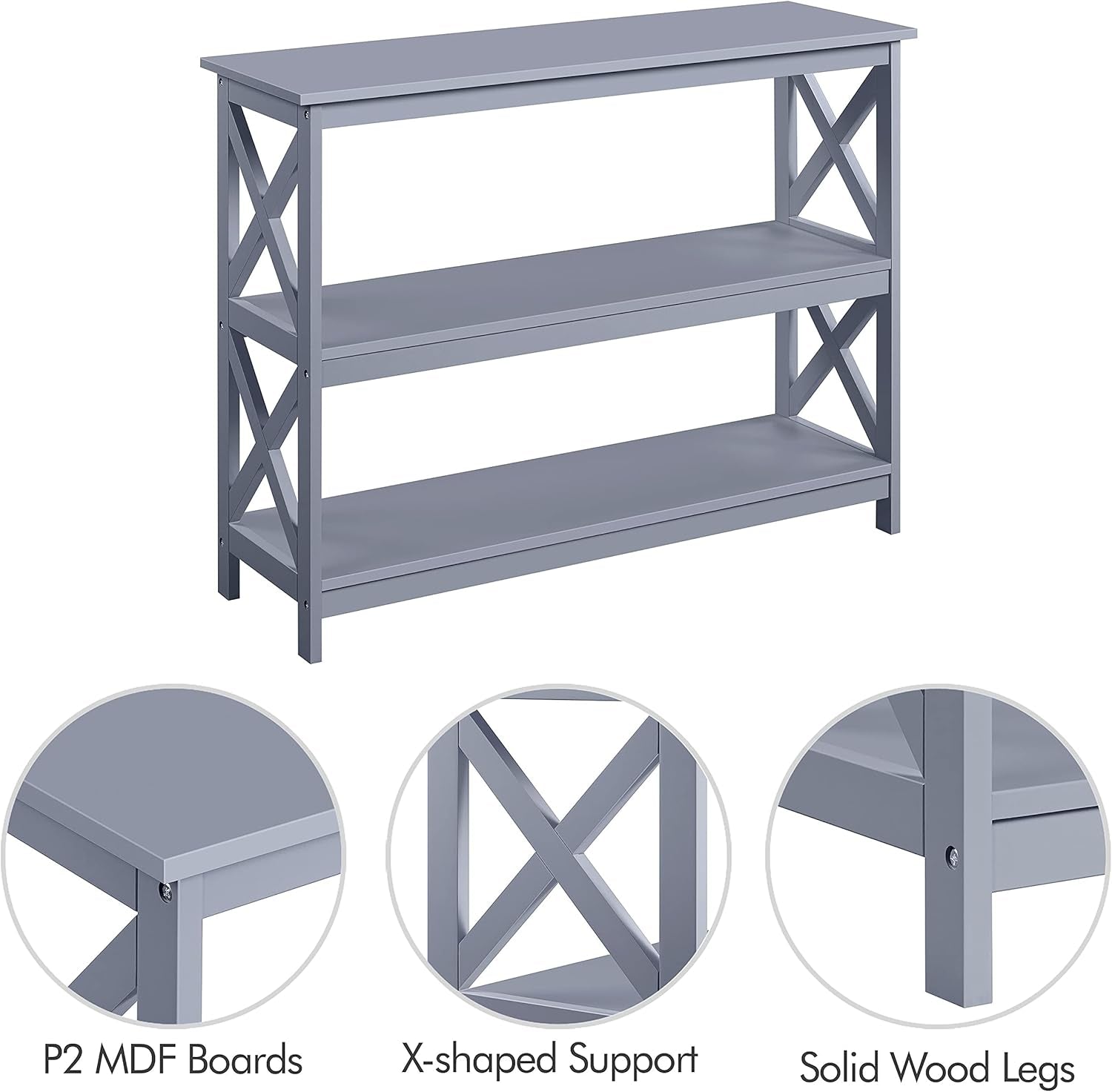 Grey Console Table 