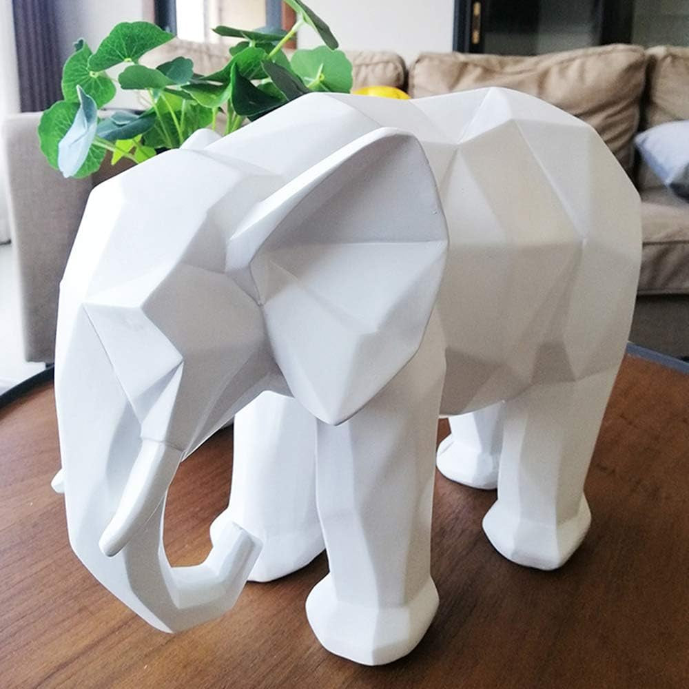 Nordic Modern Polyresin Elephant Figurine