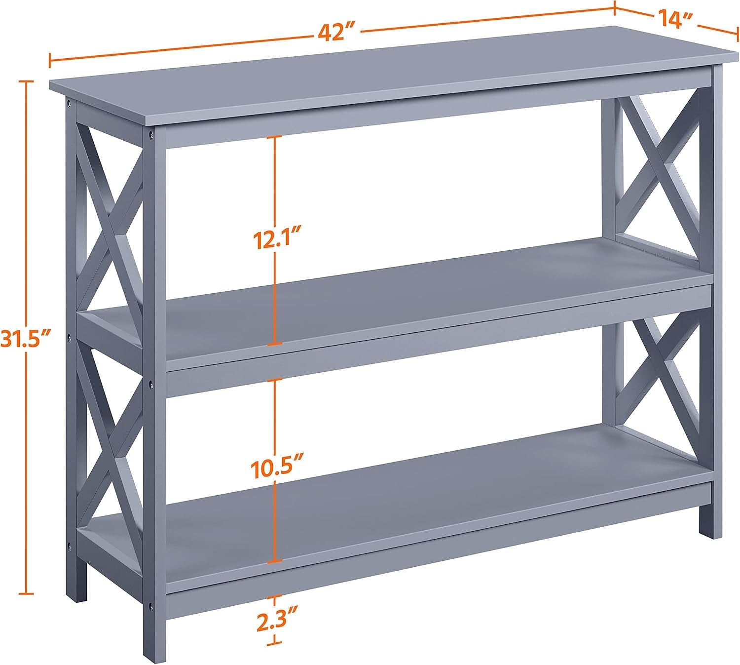 Grey Console Table 