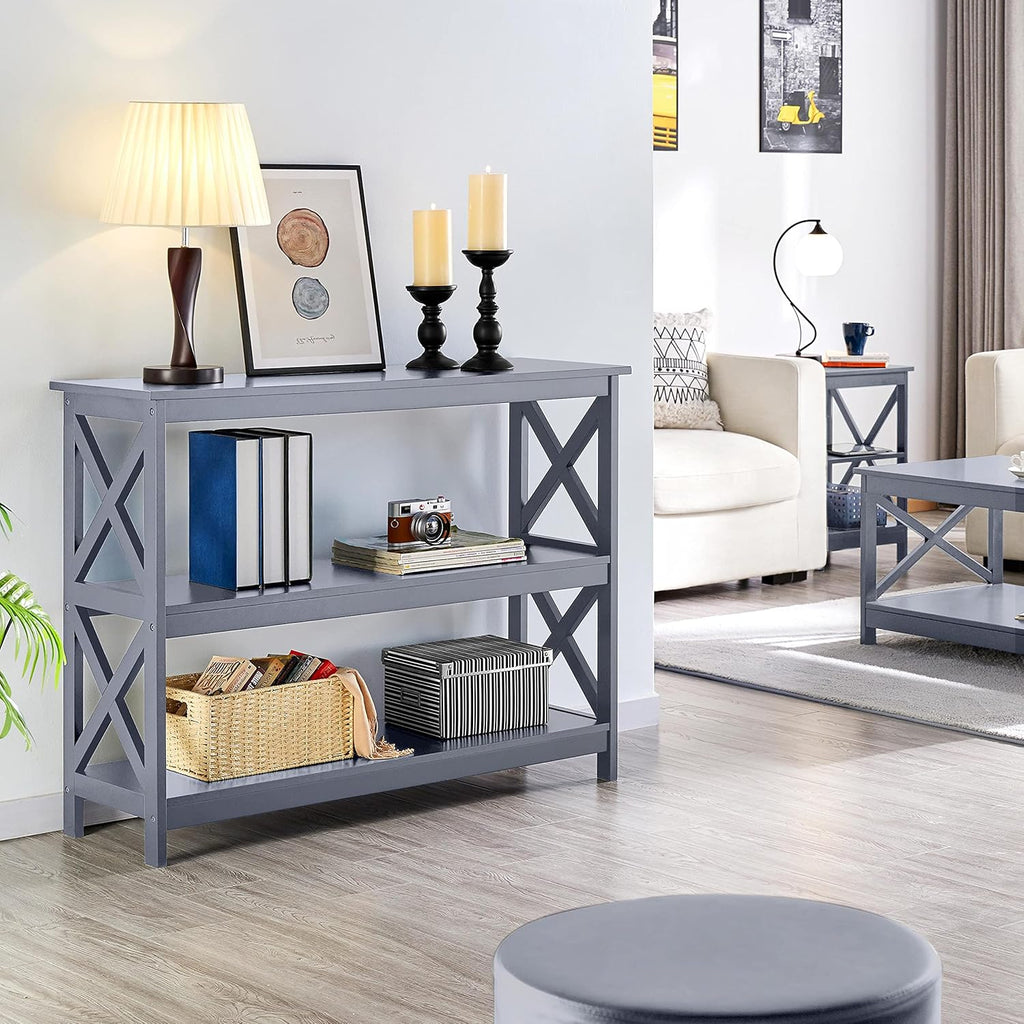 Grey Console Table 