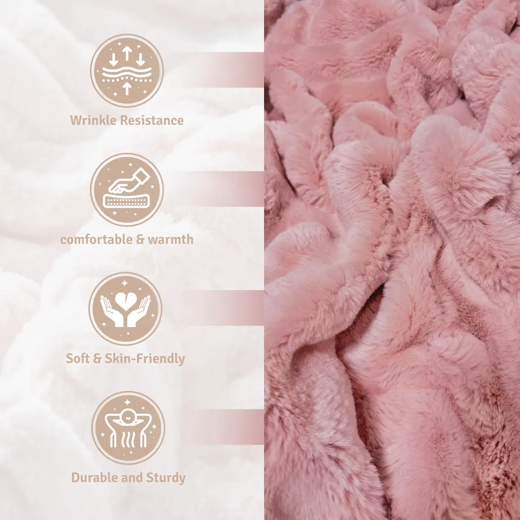 ORINOVA Cloud-Feel Fluffy Throw Blanket