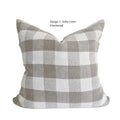 The Home Mind Neutral Linen Throw Pillow Covers
