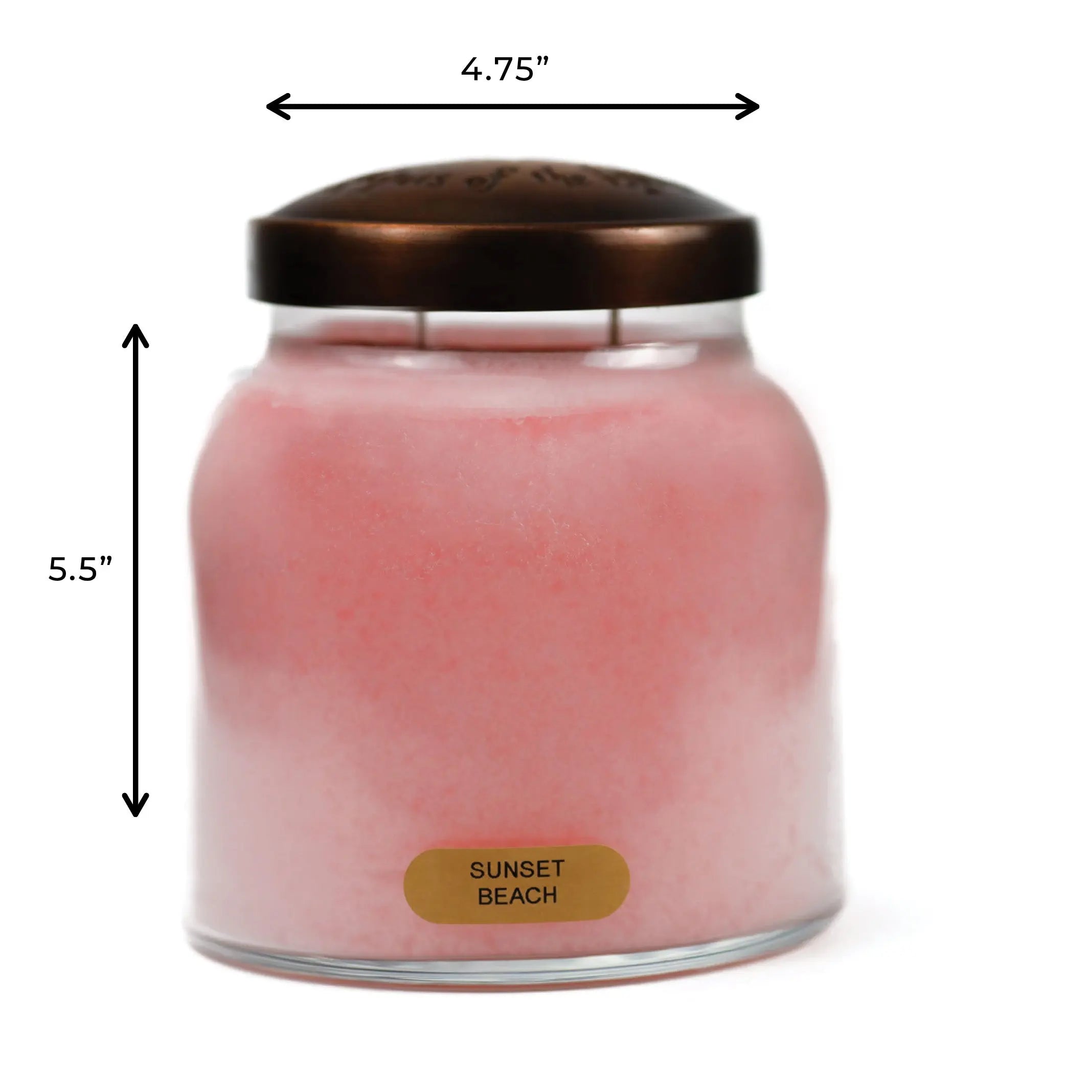 Sunset Beach - 34 Oz Papa Candle Highly Scented