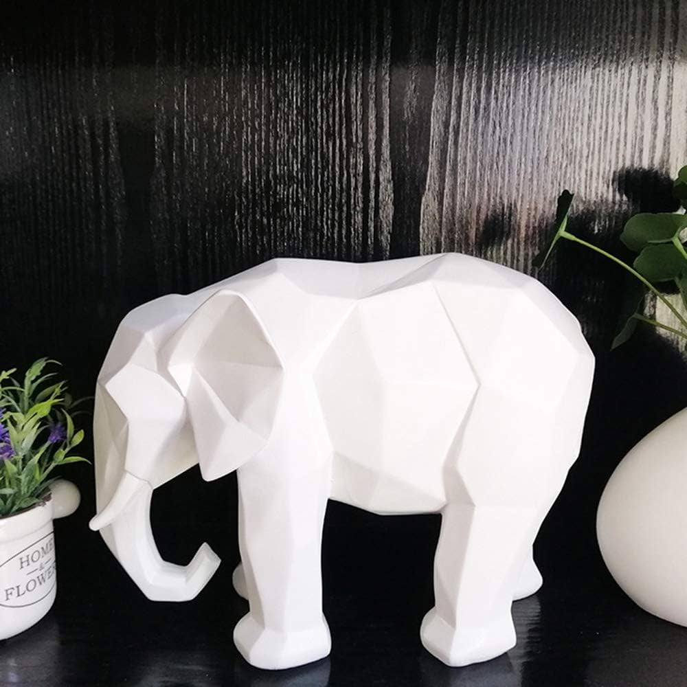 Nordic Modern Polyresin Elephant Figurine