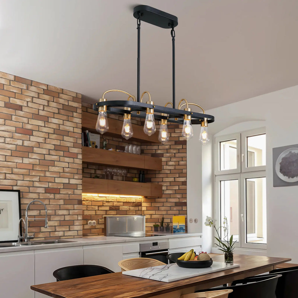 Rectangular Island Chandelier