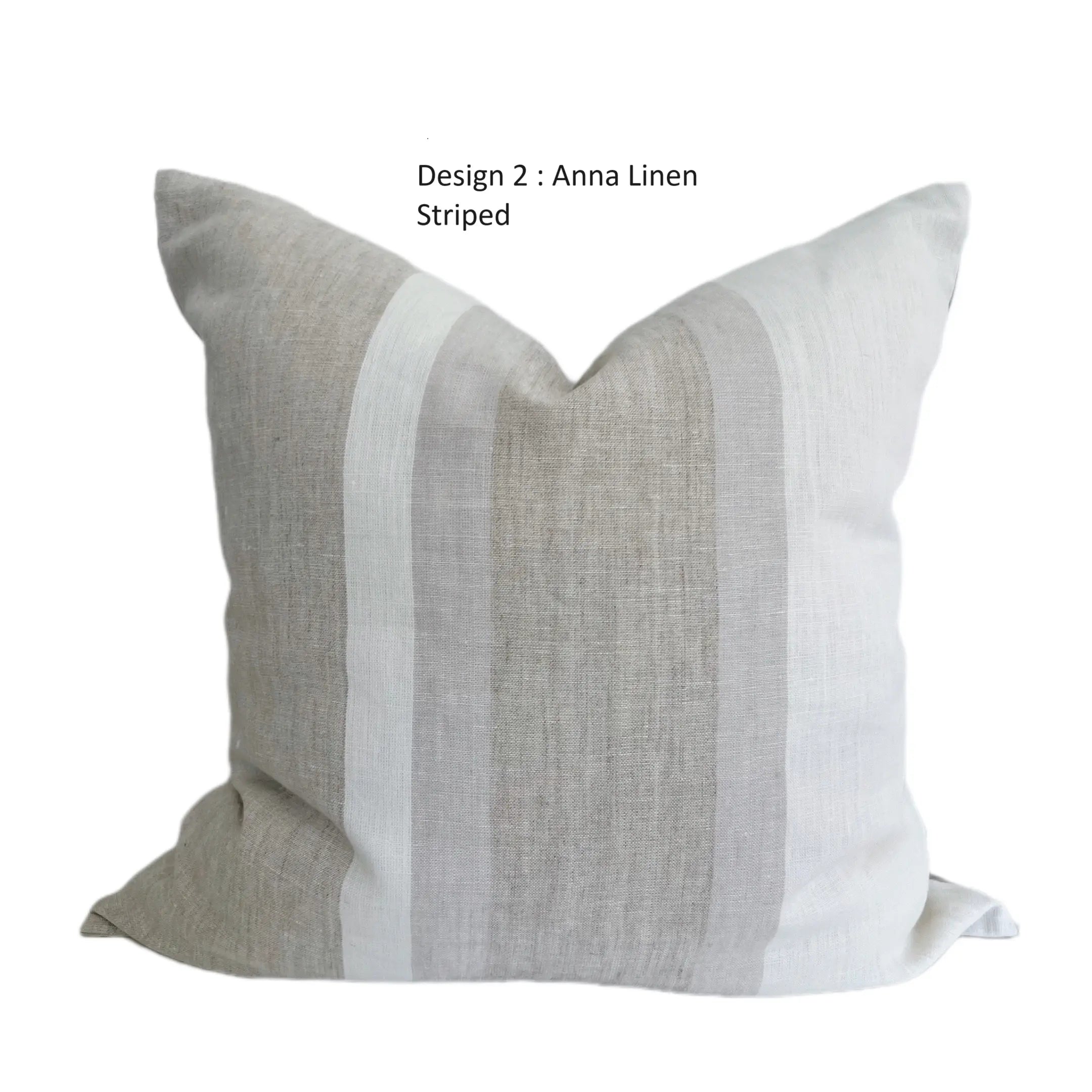 The Home Mind Neutral Linen Throw Pillow Covers