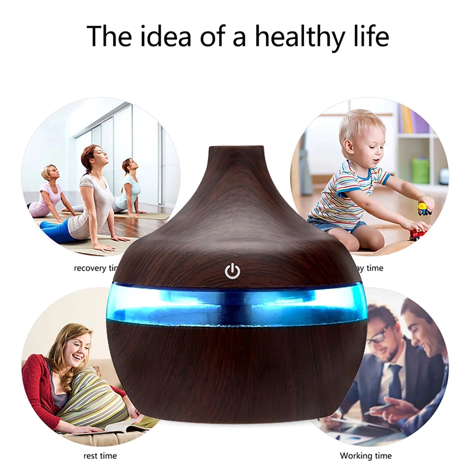 Portable Aroma Essential Oil Diffuser 
